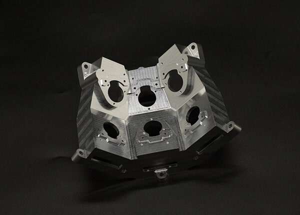5-axis CNC machined part