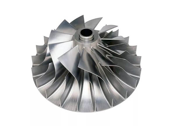 5-axis CNC machined part